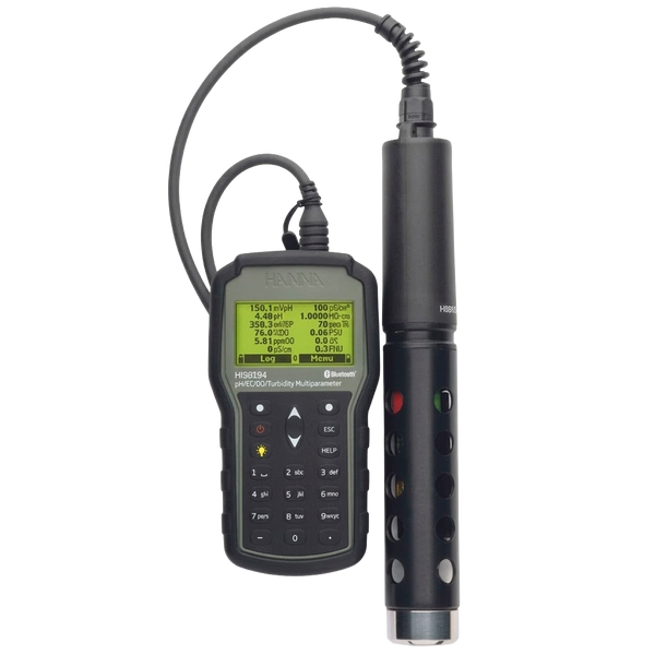 Medidor Portátil Multiparámetro Bluetooth de pH/CE/Turbidez/OPDO