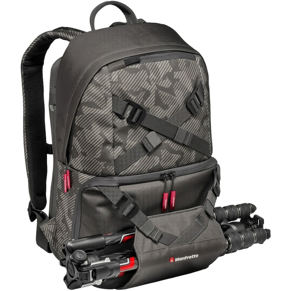 Morral Equipo Fotográfico Manfrotto Serie Noreg con Soporte para Trípode