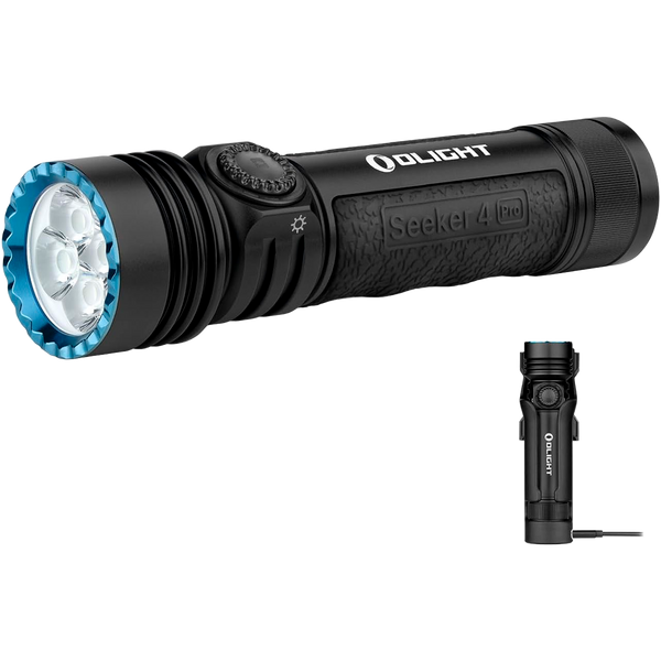 Linternas de Mano Potentes Olight Seeker 4 Pro hasta 4600 Lúmenes IPX8 