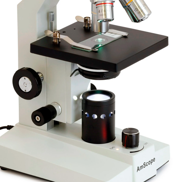 Microscopio Binocular Compuesto Amscope desde 40X hasta 2500X
