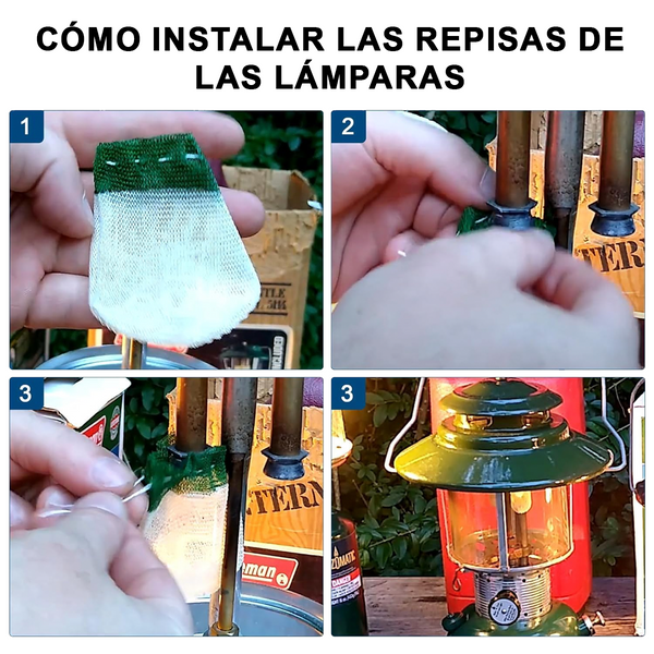 Caperuzas Tipo Coleman # 21 para Lámparas de Gasolina