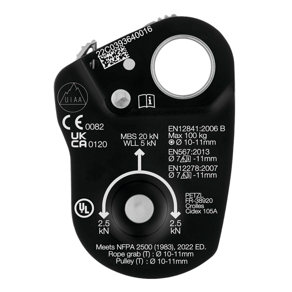 Polea de Captura de Progreso Petzl Mini Traxion Compacta y de Alta Eficiencia