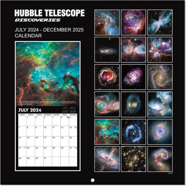 Calendario de Pared de Vindora Telescopio Hubble 2024