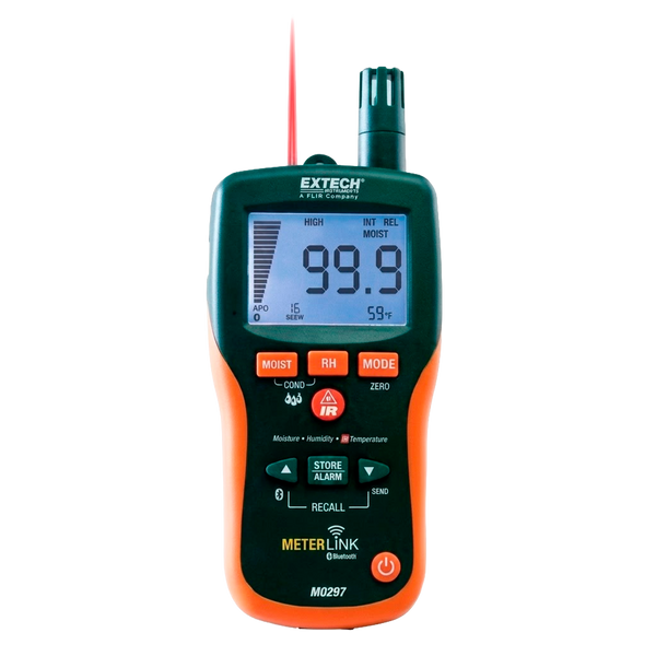 Psicrómetro Extech IR con Termómetro y Bluetooth