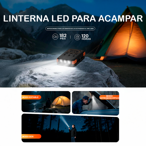 Batería de Reserva Recargable de Alta Capacidad con Cargador Solar Portable Tranmix 25000 mAh