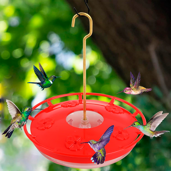 Alimentadores para Colibríes con Percha, Incluye Gancho para Colgar
