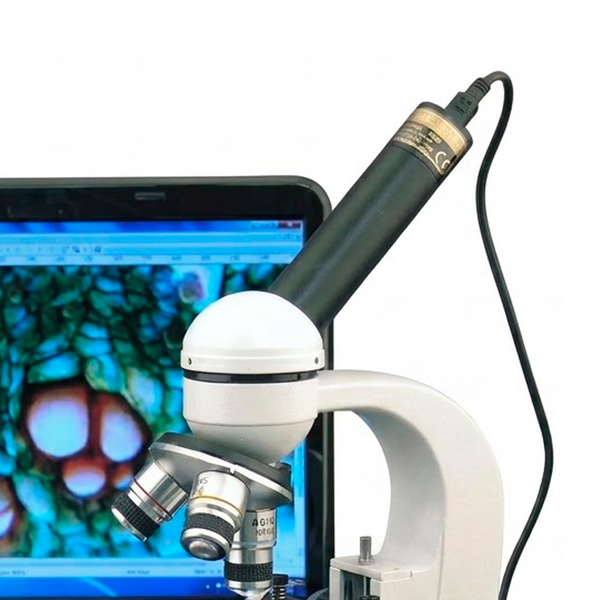 Cámara para Microscopio AmScope Color CMOS USB 2.0 con Montura de 23.2 mm