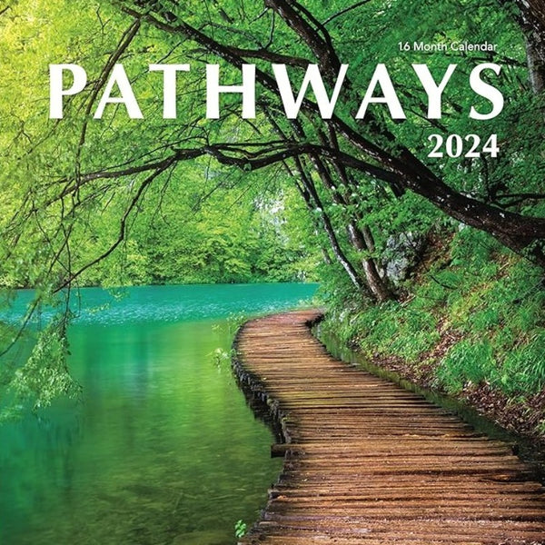 Calendario Mensual de Pared Pathways de Paisajes Naturales