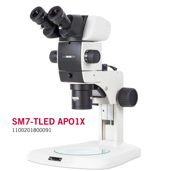 Microscopios Estéreo Binocular Motic Serie SM7 de 8x hasta 56x