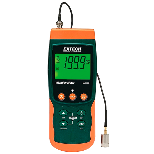 Medidor de Vibración y Data Logger Extech 