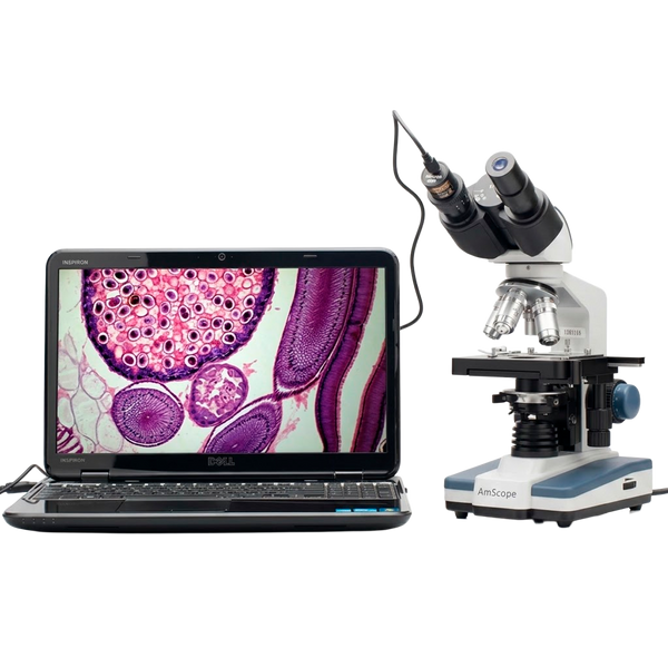 Cámara para Microscopio AmScope Color CMOS USB 2.0 con Montura de 23.2 mm