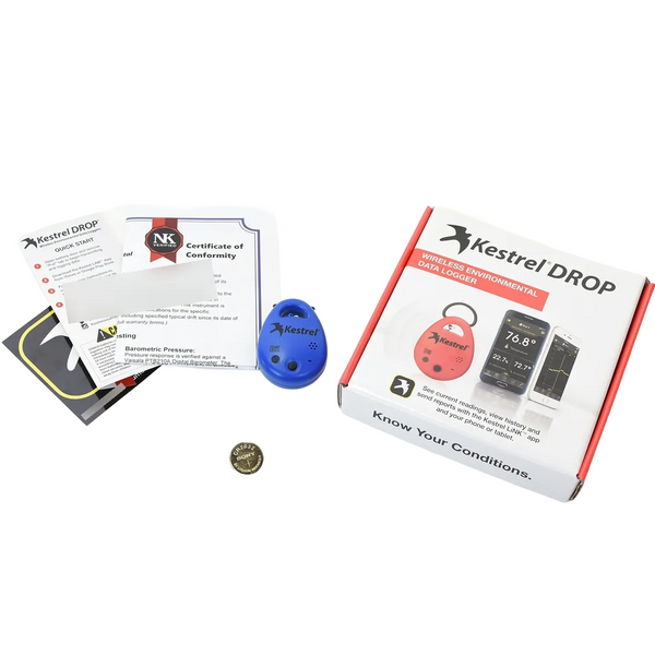 Data Logger Inalámbrico Kestrel DROP D2 Temperatura & Humedad Relativa ²⁵