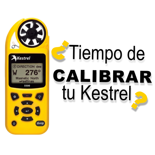 Certificados de Calibración NIST para Kestrel