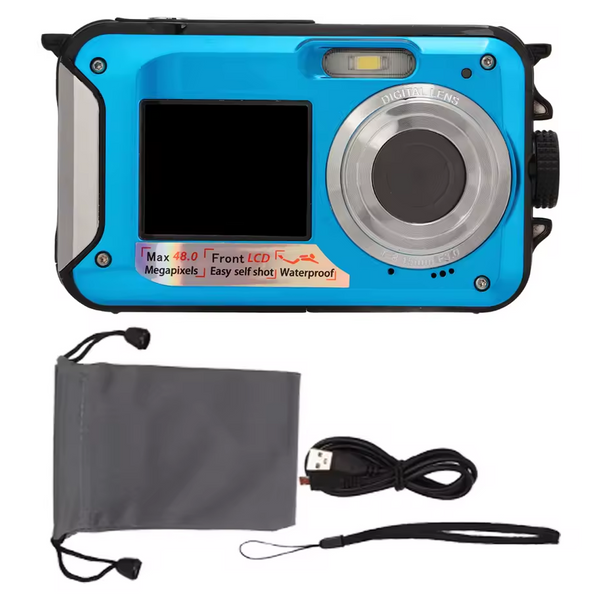 Cámara Digital Compacta Impermeable Genérica 48 MP