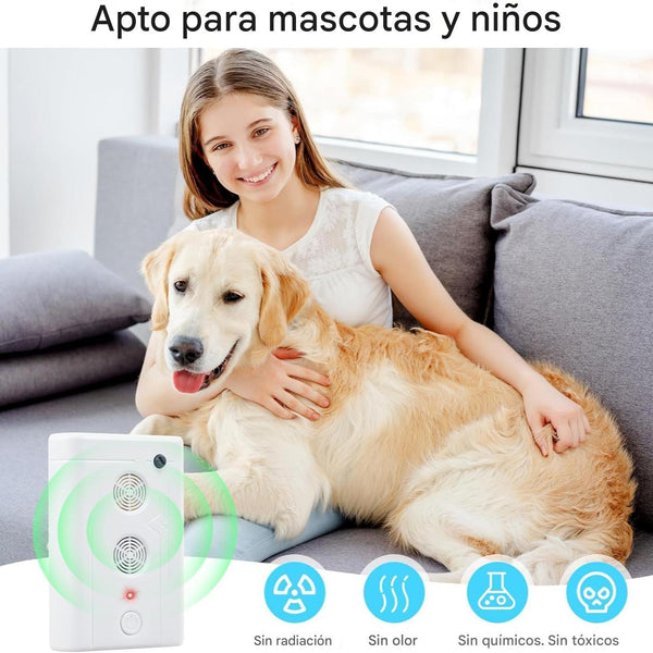 Ahuyentador Ultrasónico B•Tools Contra Murciélagos con Dos Parlantes, para Interiores (Hasta 60 m²)