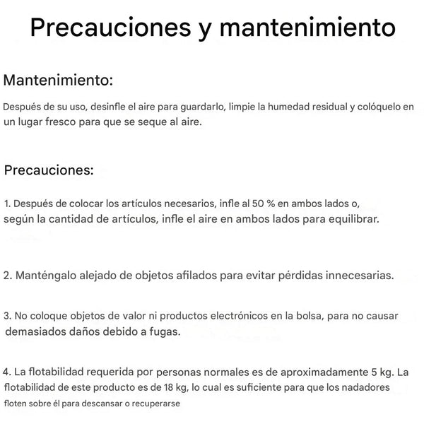 Airbag Impermeable Naturehike de 28L