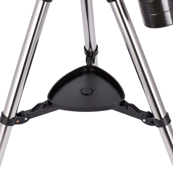 Telescopio Reflector AmScope Serie EQ con Montura Ecuatorial y Trípode de Acero Inoxidable