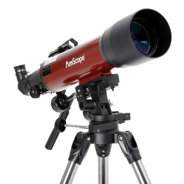 Telescopio Refractor AmScope con Montura Alt-Azimut Serie ALT-AZ
