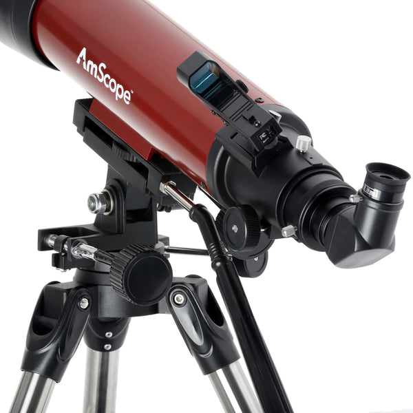 Telescopio Refractor AmScope con Montura Alt-Azimut Serie ALT-AZ