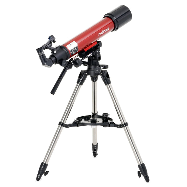 Telescopio Refractor AmScope con Montura Alt-Azimut Serie ALT-AZ