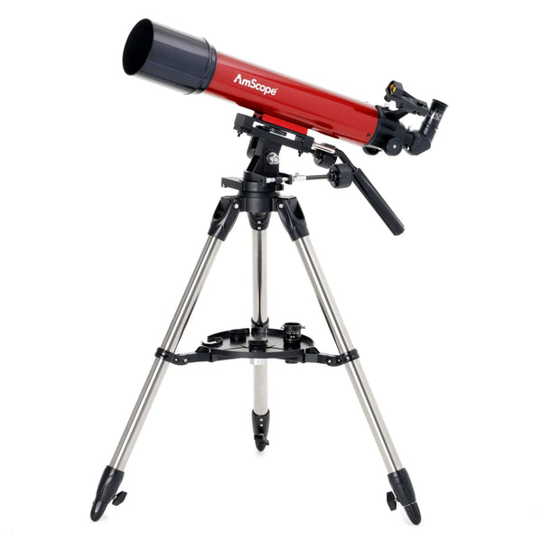 Telescopio Refractor AmScope con Montura Alt-Azimut Serie ALT-AZ