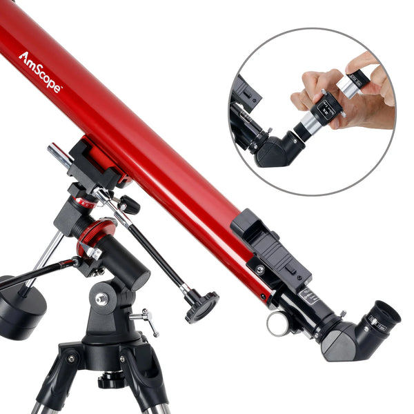 Telescopio Refractor Ecuatorial AmScope Serie EQ