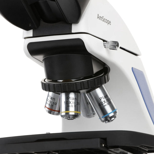 Microscopio Compuesto Amscope 40X-2500X con Pantalla Táctil LCD