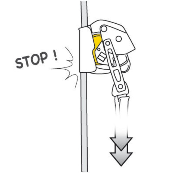 Anticaídas Deslizante para Cuerda Petzl ASAP