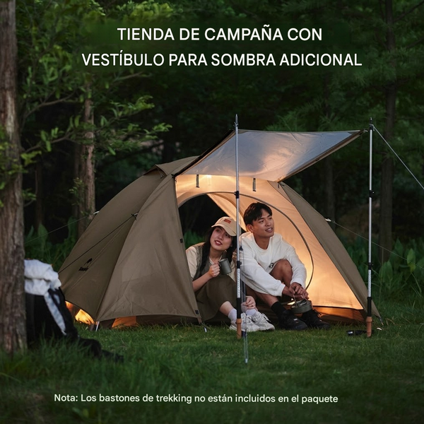Carpa Domo Naturehike Serie Cloud River para 2 Personas