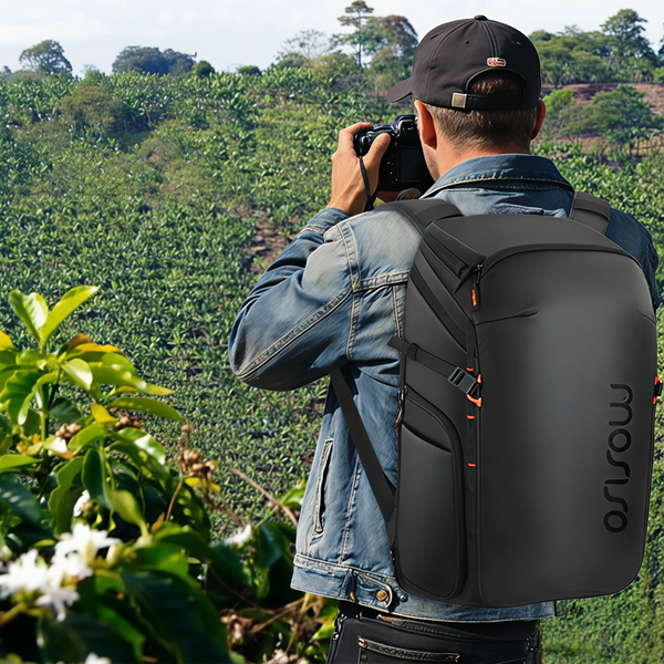 Mochila para Equipo Fotográfico y Portátil MOSISO con Soporte para Trípode