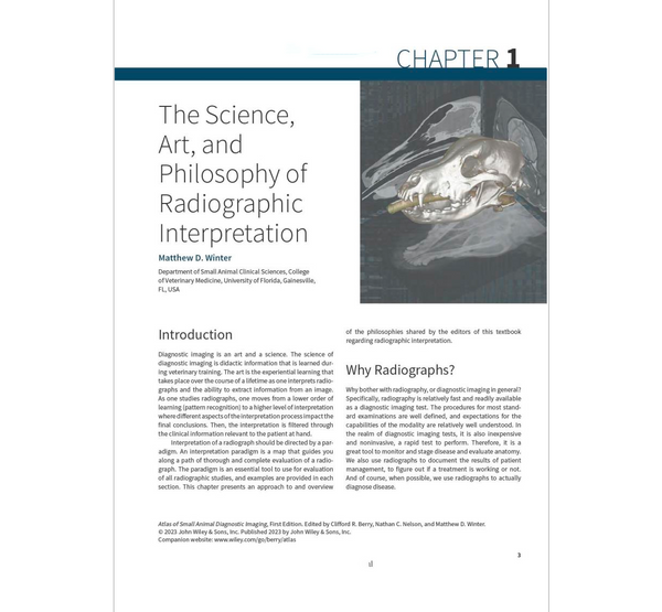 Atlas of Small Animal Diagnostic Imaging