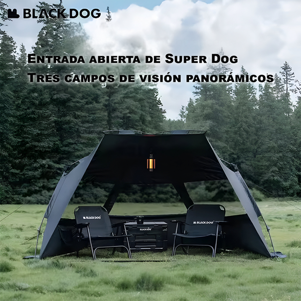 Carpa Automática para Camping NatureHike Blackdog para 2 Personas