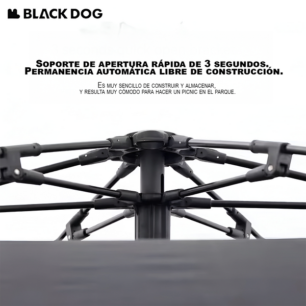 Carpa Automática para Camping NatureHike Blackdog para 2 Personas