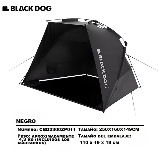Carpa Automática para Camping NatureHike Blackdog para 2 Personas