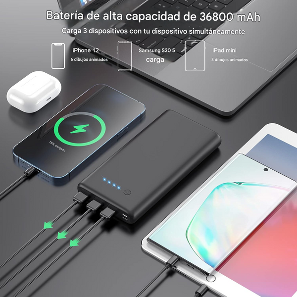 Bateria de Reserva de 36800 mAh