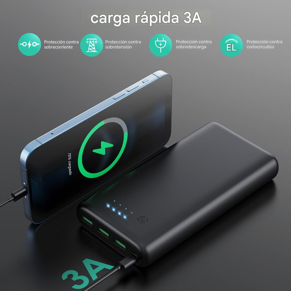 Bateria de Reserva de 36800 mAh
