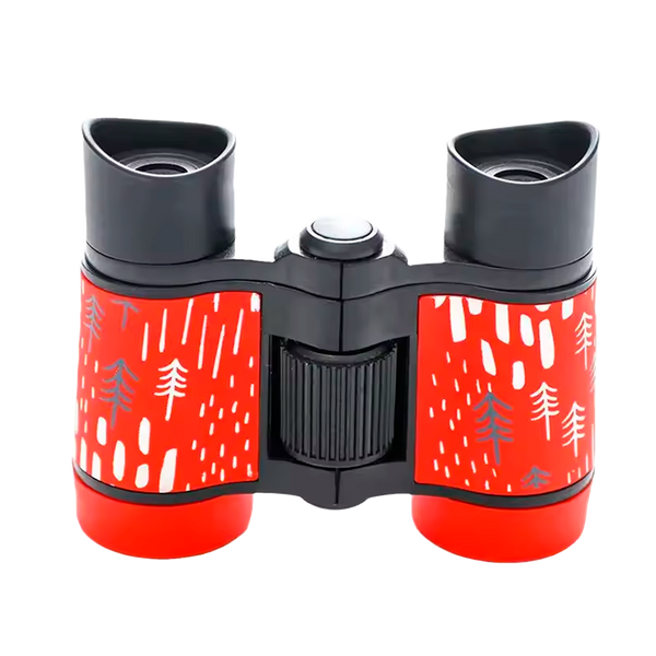 Binoculares Infantiles Plegables 4x30 mm para Camping al Aire Libre – Observación de Aves y Aprendizaje Educativo (+3)