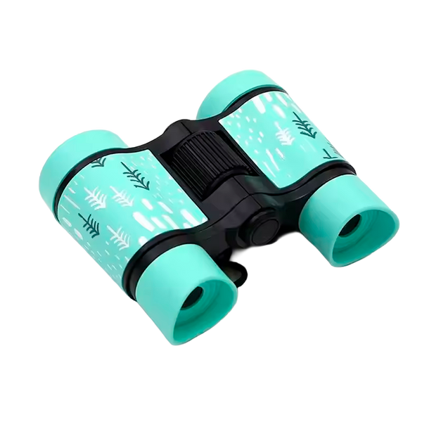 Binoculares Infantiles Plegables 4x30 mm para Camping al Aire Libre – Observación de Aves y Aprendizaje Educativo (+3)