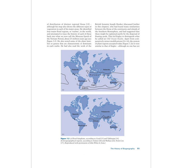 Biogeography: An Ecological and Evolutionary Approach, 9th Edition