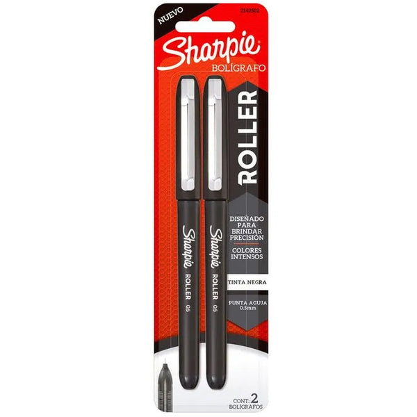 Bolígrafo Sharpie Roller con Punta de 0.5 mm x 2 Uds.