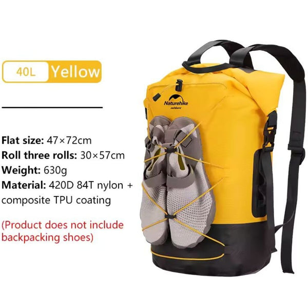 Bolsa Impermeable Naturehike TB03 hasta 40L de Capacidad