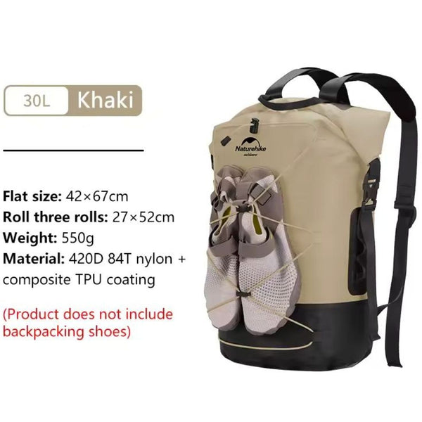 Bolsa Impermeable Naturehike TB03 hasta 40L de Capacidad