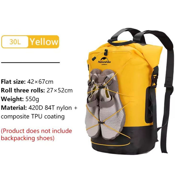 Bolsa Impermeable Naturehike TB03 hasta 40L de Capacidad