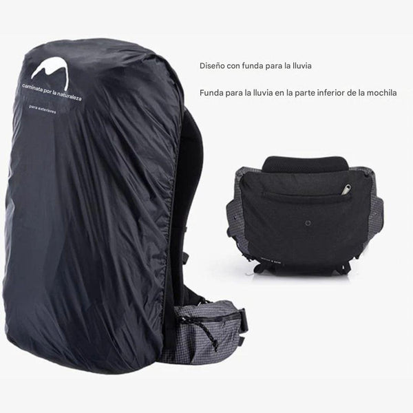 Bolsa de Montaña Multifuncional con Funda para Lluvia Naturehike hasta 60+5L