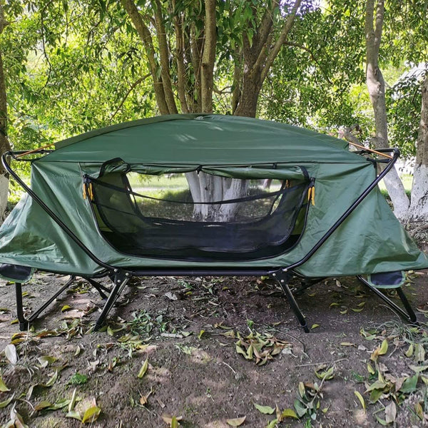 Cama Carpa de Campaña Portátil 2 Personas Impermeable 4 Estaciones con Bolsa de Transporte