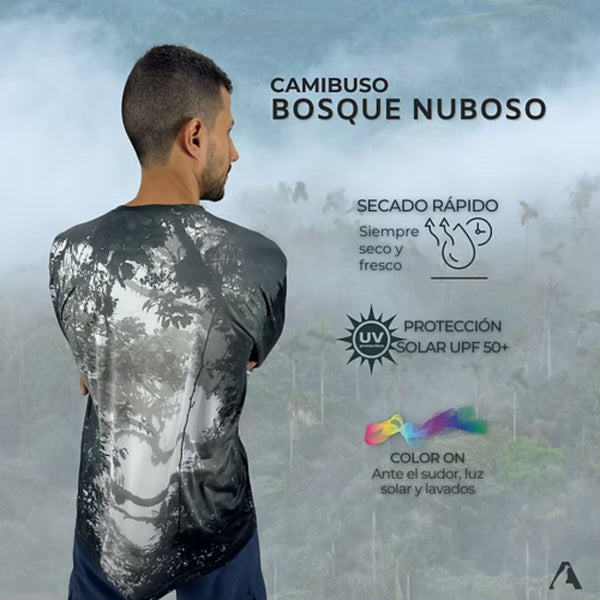 Camibuso Atratus Bosque Nuboso para Hombre