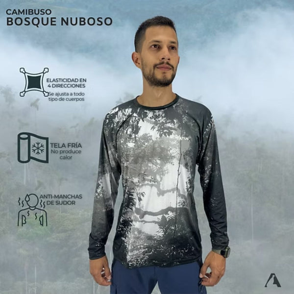 Camibuso Atratus Bosque Nuboso para Hombre