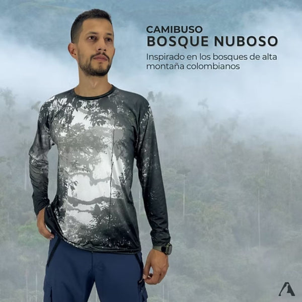 Camibuso Atratus Bosque Nuboso para Hombre