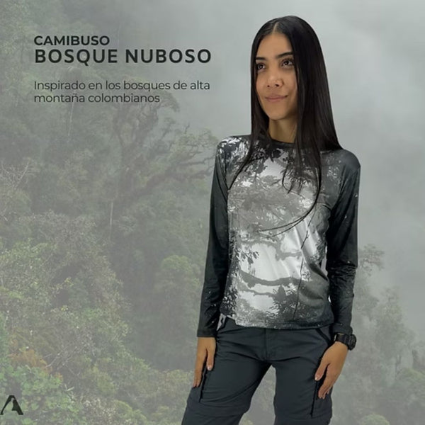 Camibuso Atratus Bosque Nuboso para Mujer