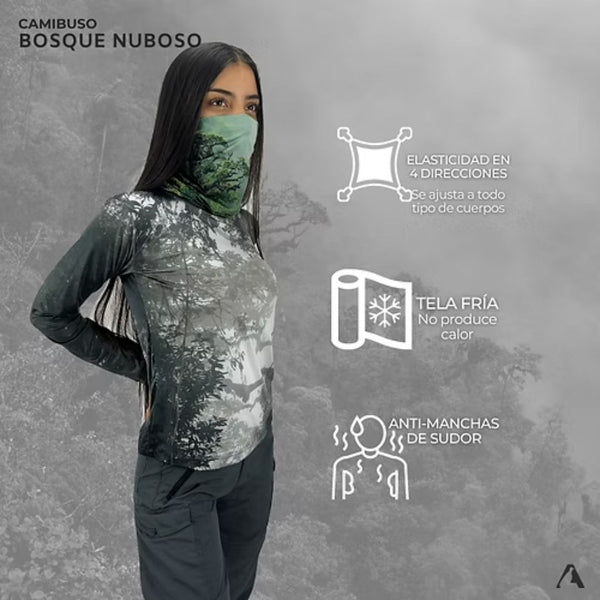 Camibuso Atratus Bosque Nuboso para Mujer